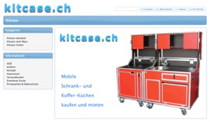 Kitcase Shop für Mobile Schrank- Messe- Tee- Koffer- Küchen